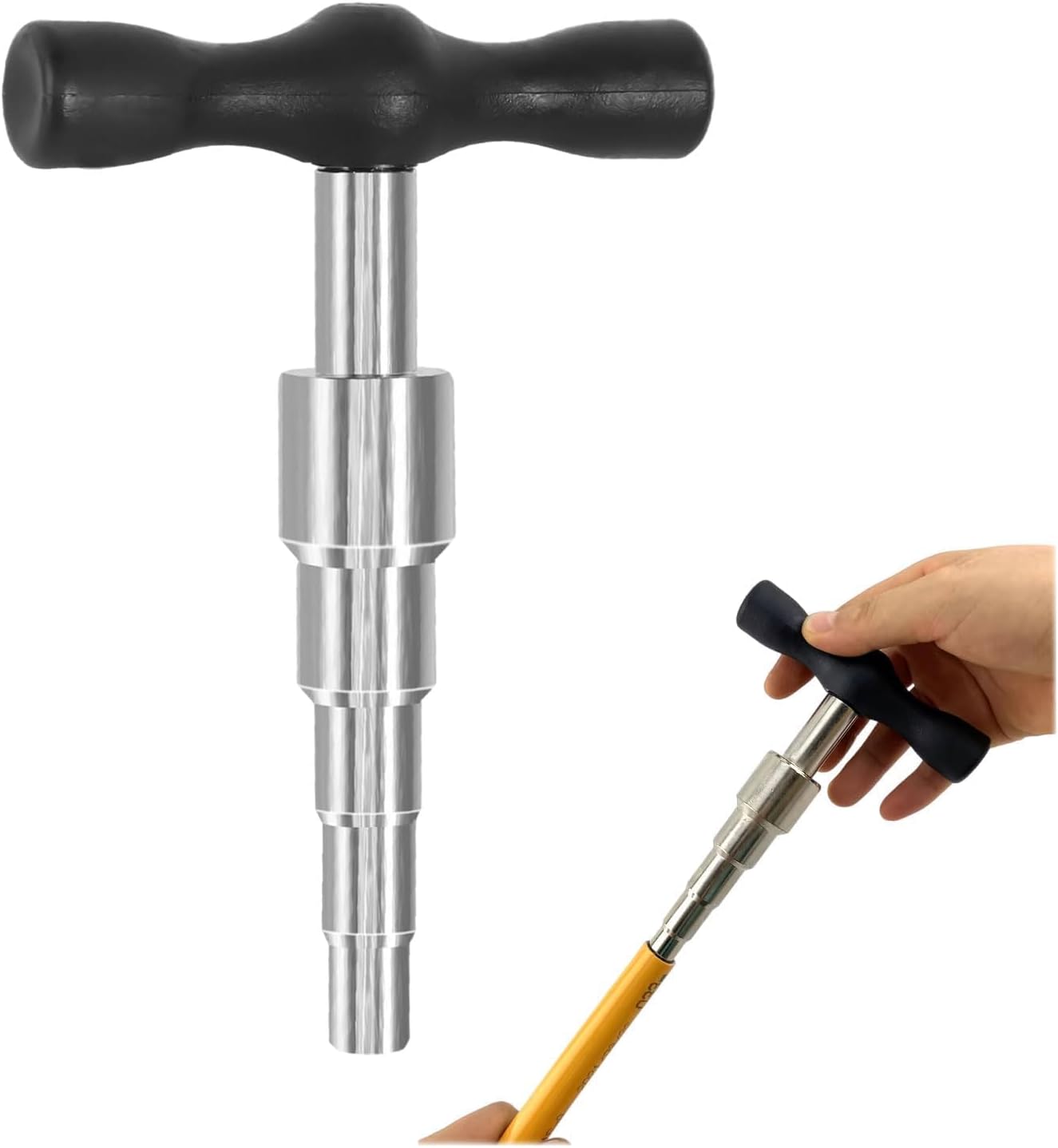 ESPANSORE PINZA MANUALE TUBI RAME ALLUMINIO 7 MISURE RIPARA ARIA CONDIZIONATA - Foto 4