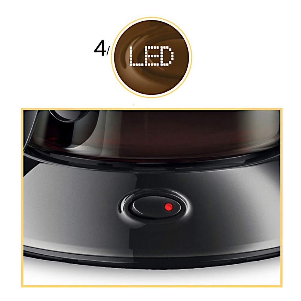 SOVORM Macchina per caffè Macchine per ufficio Macchina per caffè automatica per uso domestico Macchina per caffè elettrica Mini macchina per caffè americano-rosso (rosso) The New