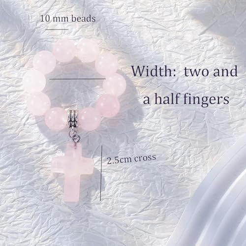 ARHTF Rosary Bracelet for Women Finger Rosary Catholic Bracelet2