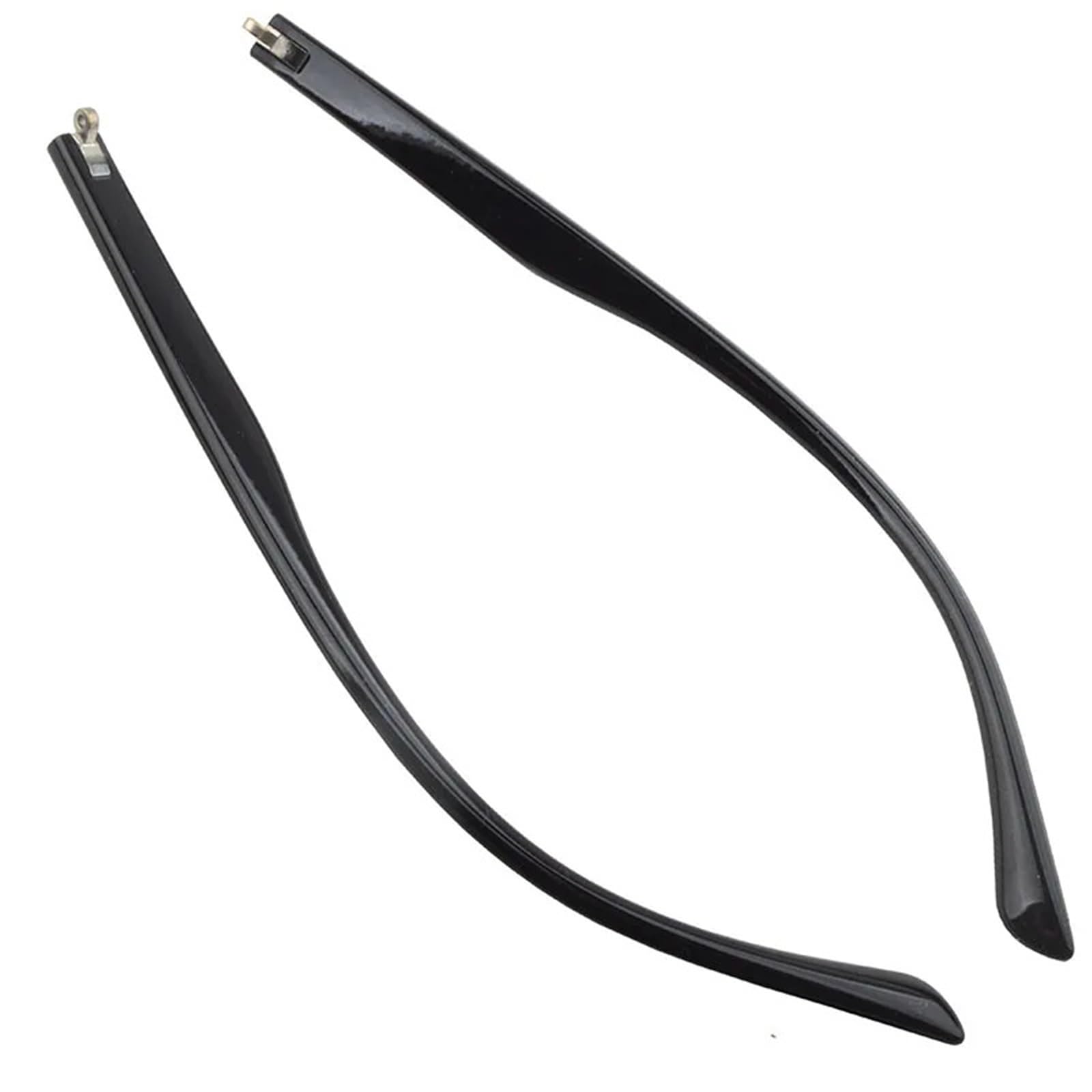 Noga zausznika okularów 10 par czarnych brązowych okularów PC Zawias do Akcesoria naprawy zauszników PC001(Pc01 Black)