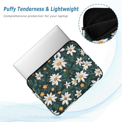Funda para portátil 13-14 pulgadas con diseño floral resistente al agua miniatura 5
