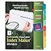 7530016006978 SKILCRAFT 8-Tab Clear Label Index Maker Divider - 8 - Print-on - 8.50" Divider Width x 11" Divider Length - Letter - 1 / Set - White Divider