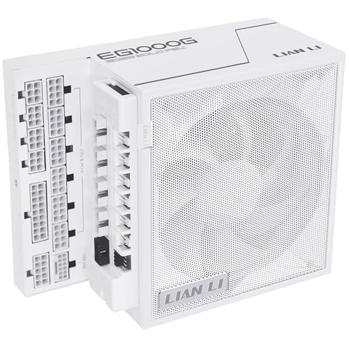 Cybenetics Lian Li Edge Gold 1000W 80 Plus Gold White Full Modular 12VHPWR Power Supply with USB Hub EG1000G White EU