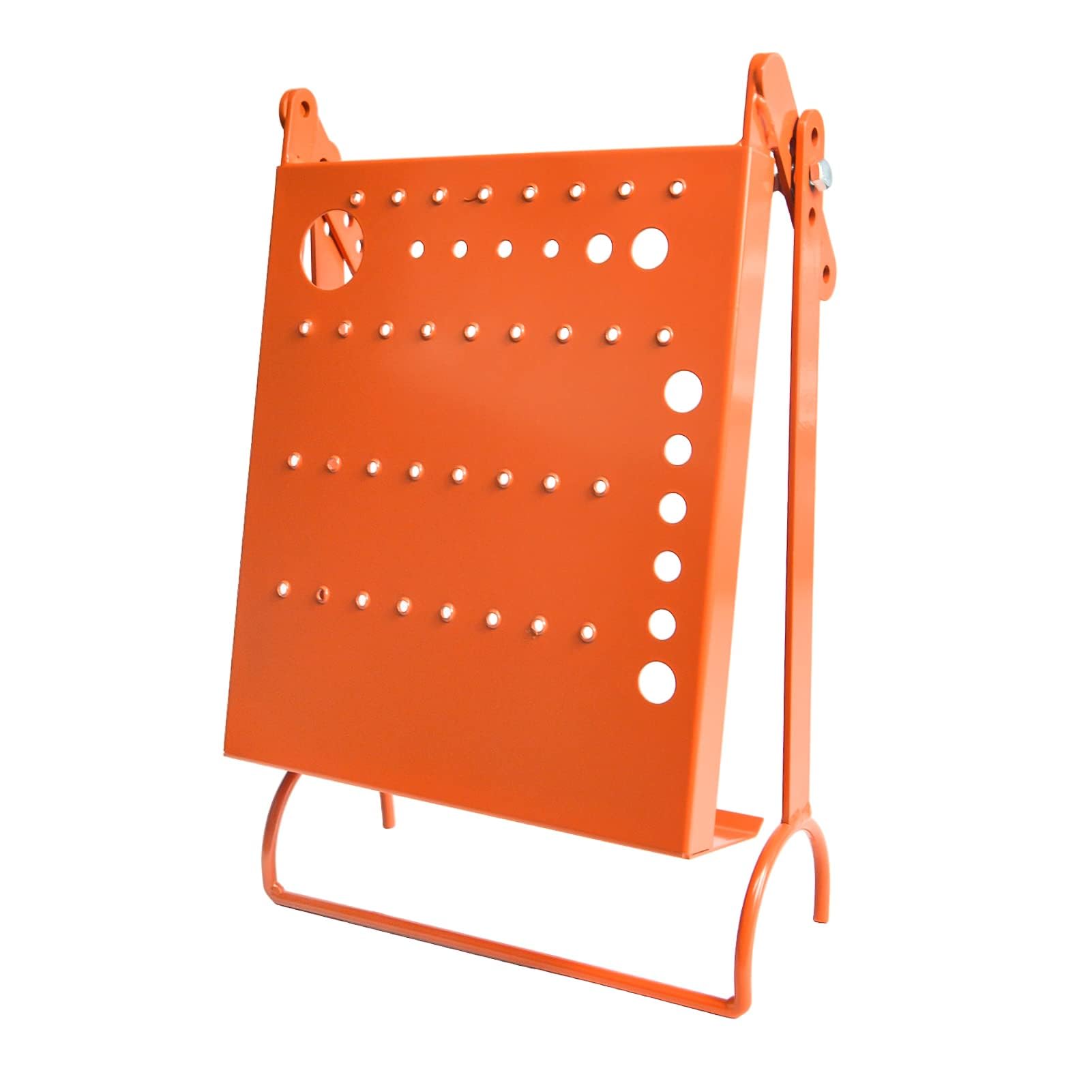Ladder Platform Attachment,Anti-Slip Extension Ladder Tool,Heavy Duty Ladder Stand Ladder Step,Ladder Accessories Holds 400 Pound (Orange)
