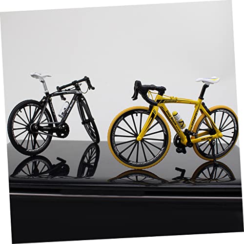 VILLCASE Brinquedos Antigos Mini Decorações De Bolo De Bicicleta Brinquedos De Equitação Mini Bicicl