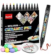 12 Porzellanstifte Spülmaschinenfest - Wasserfeste Keramikstifte Für Kreative Designs