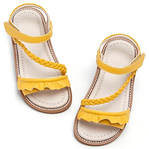 Image of GINFIVE Toddler Girls Sandals Little Girls Kids Summer Shoes Toddler Sandals