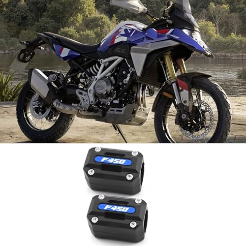 S JWHSMV For F450GS F450 GS 2026�p�u���b�N�v���e�N�V�������[�^�[�T�C�N���A�N�Z�T���[�G���W���K�[�h�N���b�V���o�[�G���W���o���p�[�v���e�N�V�����u���b�N (2 pcs ��) [���s�A���i]