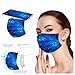 Vevino 【50pcs】Disposable Face Màsk with Designs for Adults, 3Ply Full Face Protection Breathable Dust-Proof