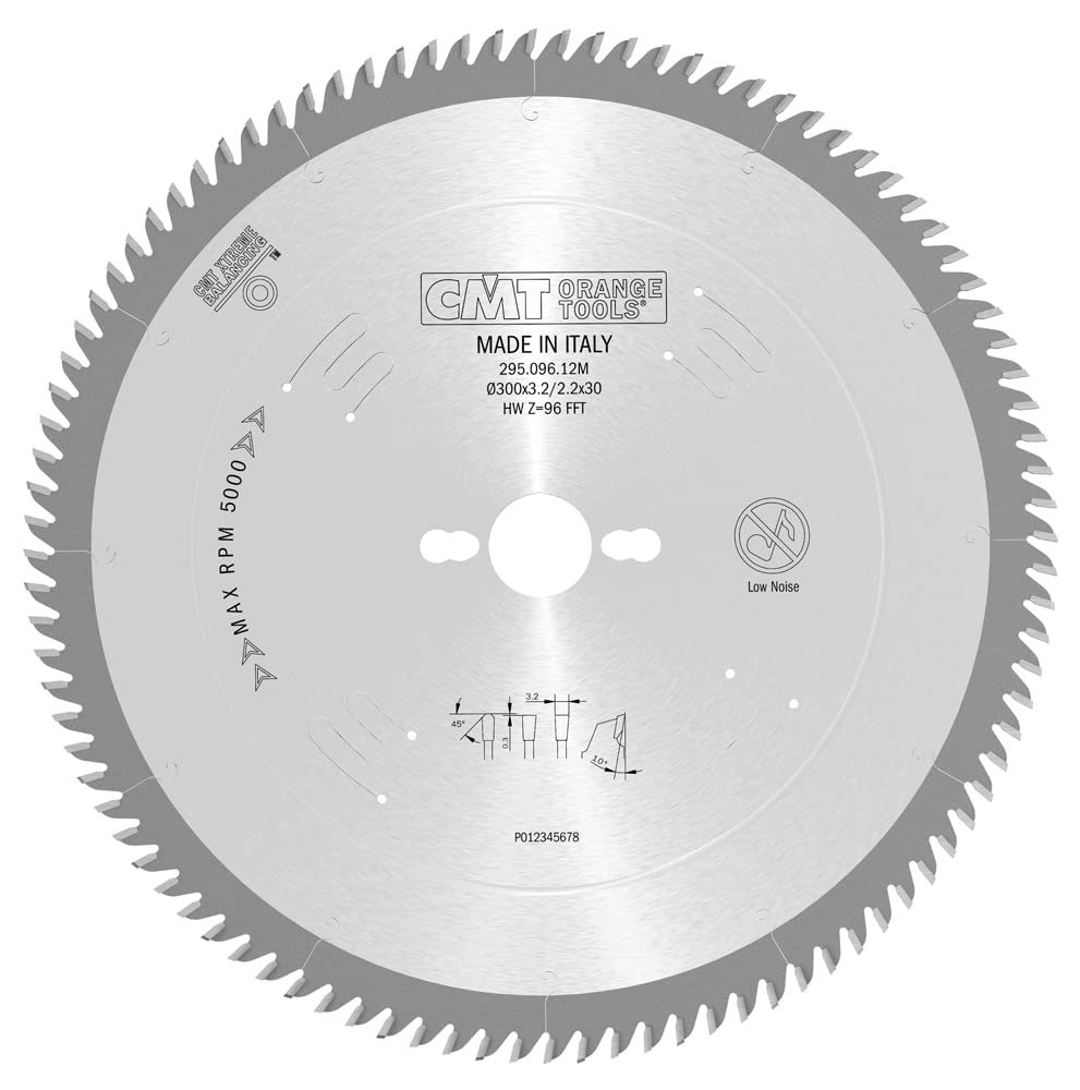 Lame de scie circulaire 300mm CMT 295.096.12M pour scie à format et découpe bois