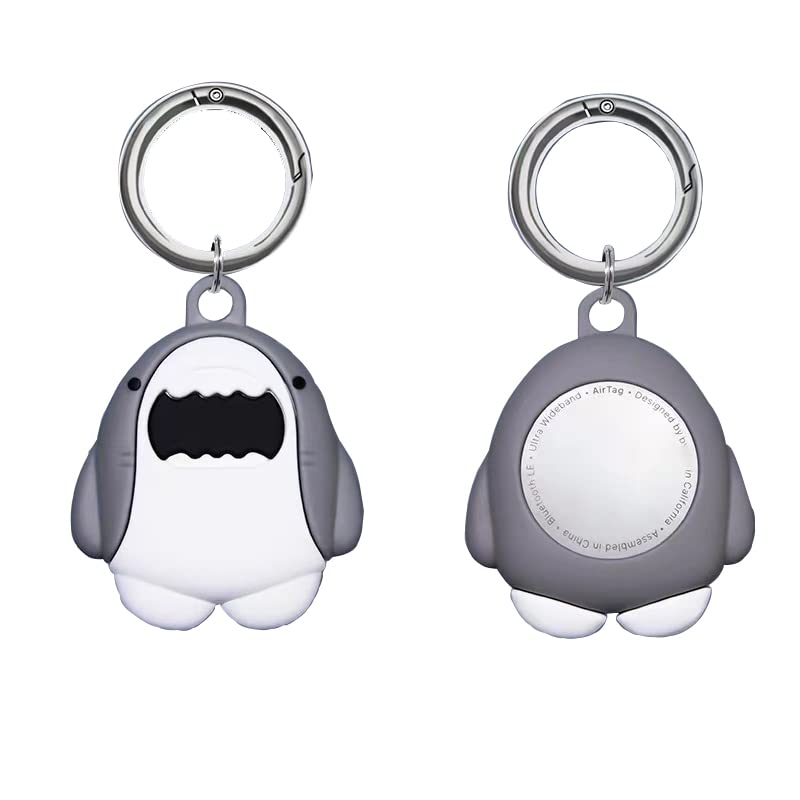 French Bulldog AirTag Case With Carabiner - Waterproof Protective Cover Keychain For Pet Collars & Bags