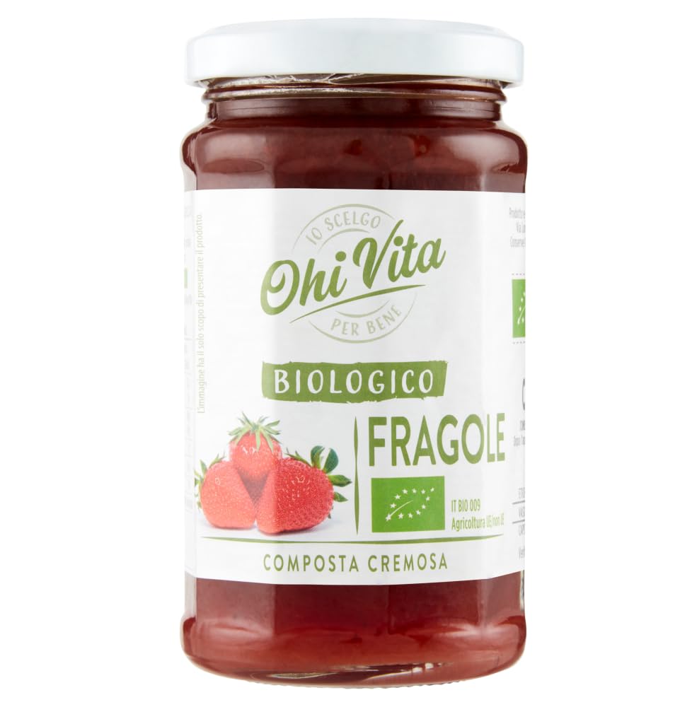 12er-Pack Testpaket Ohi Vita Marmelade Orangen - Erdbeeren - Blaubeeren,Cremiges Fruchtkompott,250g Glas + 1er-Pack Kostenlos Felce Azzurra Talkumpuder, 100g-Beutel
