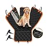 Victoper Dog Car Seat Cover, 600D Heavy Durable Dog Seat Cover for Back Seat, 100% Waterproof Scratch Proof Nonslip Dog Hammock for Car with Side Flap, Soft Pet Back Seat Covers for Sedan SUV Trucks