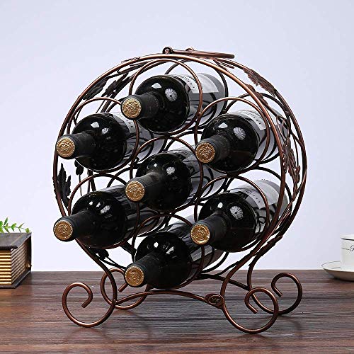 Soporte apilable para botellas con montaje en pared 7 botellas miniatura 2