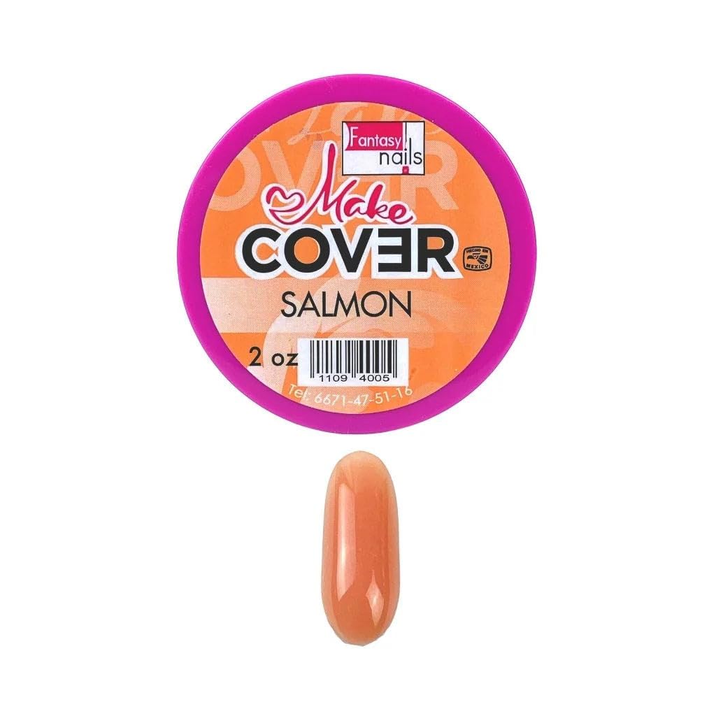 Fantasy Nails Salmon Acrylic 2oz- Compatible with all monomer brands