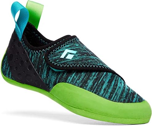 Black Diamond Kids Momentum Rock Climbing Shoes, Envy Green, 4 Big Kid