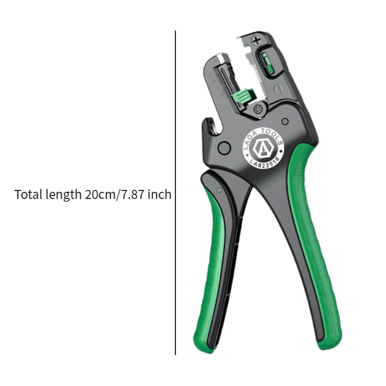 Qianly Pinza Automática Ajustable Herramienta para Desmontar Cable con de Autopresión y Corte Preciso Adecuada para Tareas de Reparación