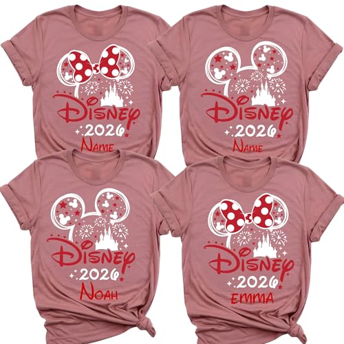 Image of Custom Family Trip Shirts 2026, Matching Vacation Tees, Fantasy Castle Theme Shirt, Group Travel Holiday Shirt