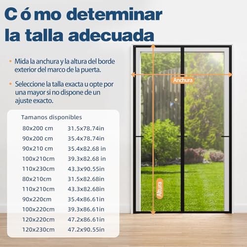 Malla mosquitera para puerta 12 Imagen adicional