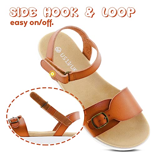 Girls Sandals Kids Strap Flat Sandals Open Toe Summer Casual Shoes for Girls3