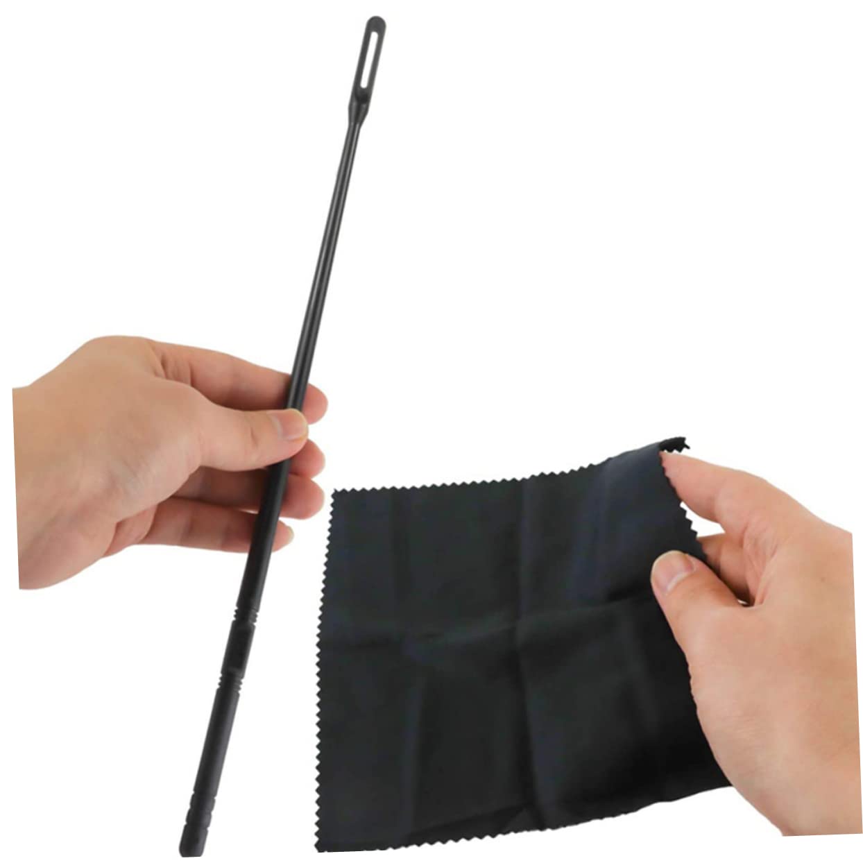 ifundom Musical Flute Clean Tool Set Flute Cleaning Kit Clean Cloth Cleaning Rod