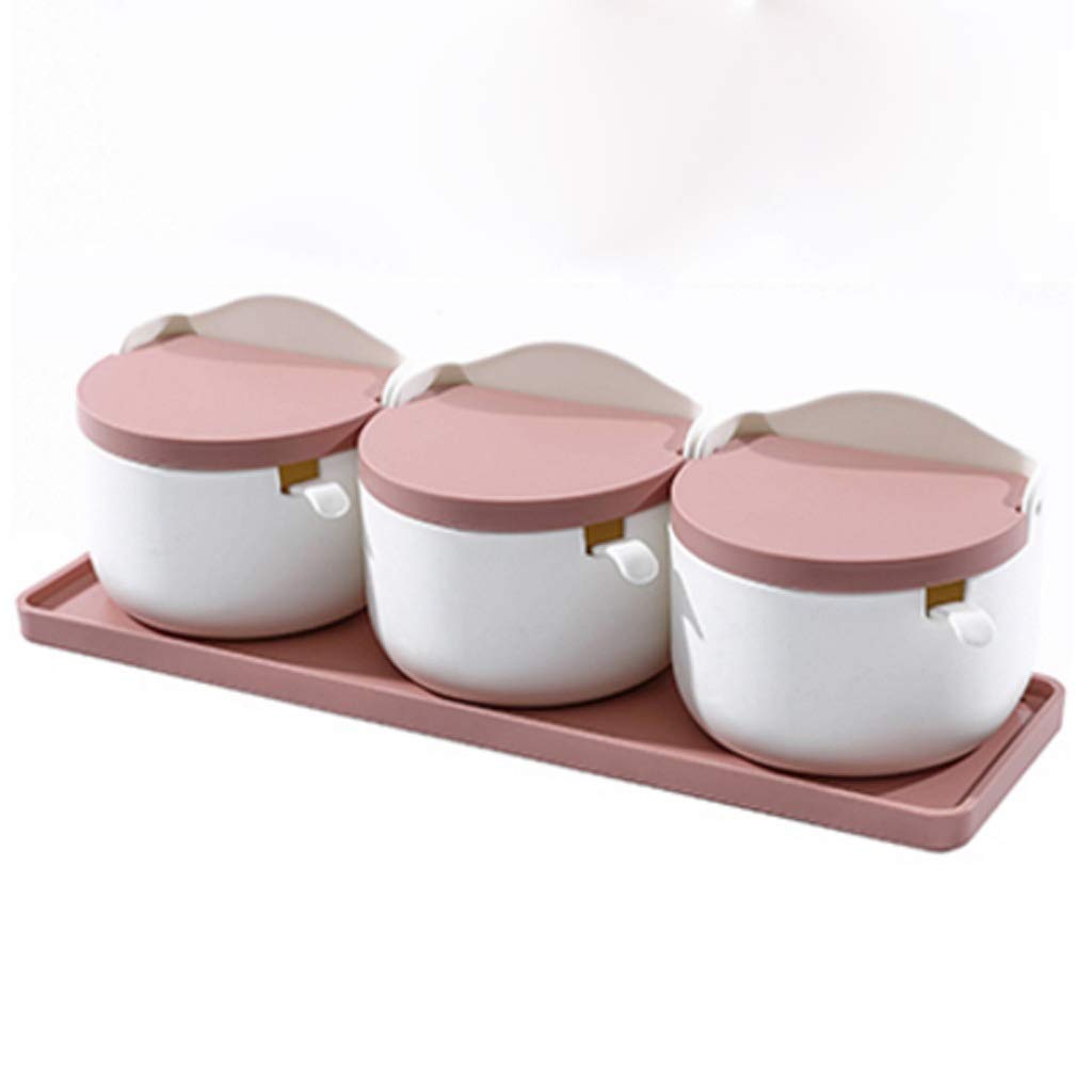 IANSHFKN Plastic Seasoning Cans Large Capacity Salt and Pepper Bottle Storage Jars for Oil Spice Container Home Kitchen