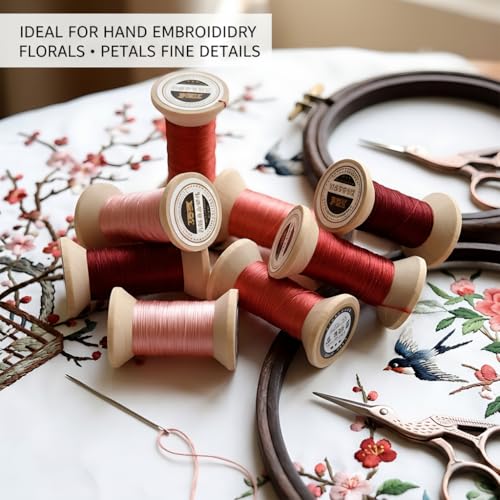 Image of Natural 100% Mulberry Handmade Embroidery Silk Thread Silk Floss (33)