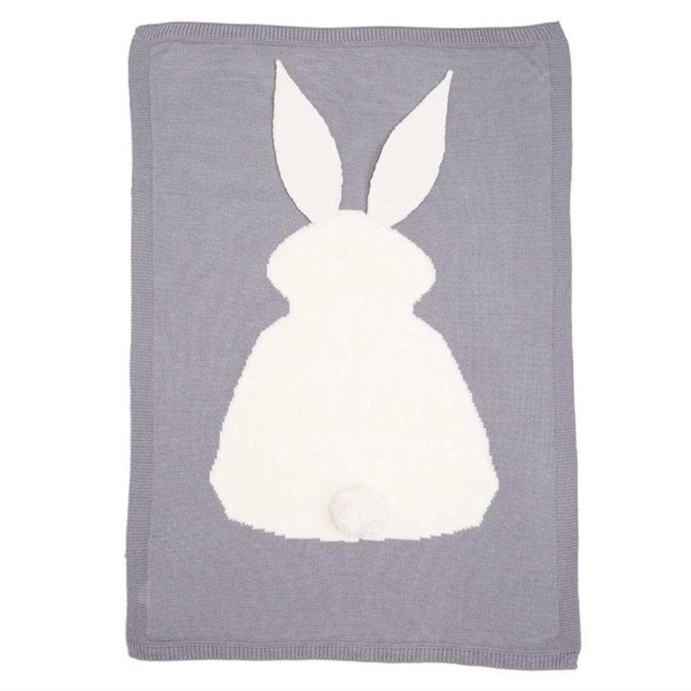 Couverture pour enfants tricotée idéale pour la sieste et les sorties en poussette