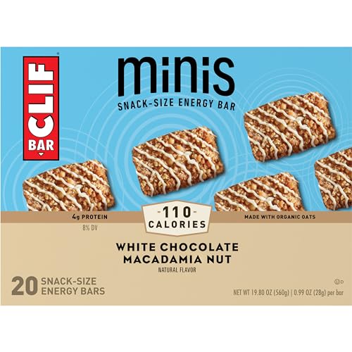 Clif Bar 160173 Minis - White Chocolate Macadamia Nut Flavor - Made With Organic Oats - 4G Protein - Non-Gmo - Plant Based - Snack-Size Energy Bars thumb #12