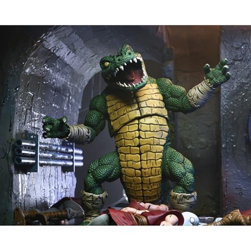 Image of NECA - Teenage Mutant Ninja Turtles (Mirage Comics) - Leatherhead Deluxe 7 inch Scale Action Figure