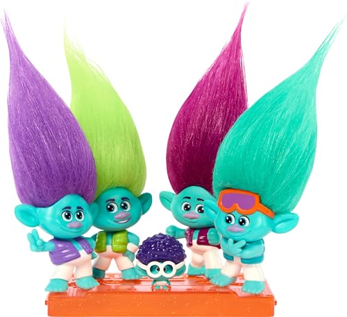 Set Muñecos DreamWorks Trolls BroZone 5 Piezas miniatura 3