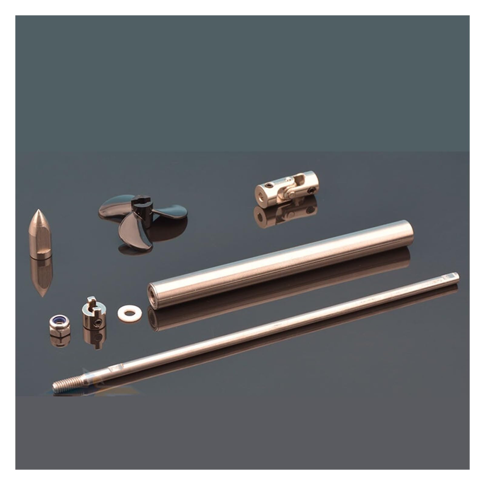 Amazon.com: Stainless Steel 4mm Boat Shaft Drive Shaft +Cardan Joint+3  Blades Propeller +Stainless Steel Shaft Sleeve+ Prop Nut for Rc Boat (Color  : L30cm 030-4x4mm, Size : 1) : Toys & Games
