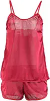 Conjunto de pijama de cetim e short com babados, conjunto de pijama feminino de seda