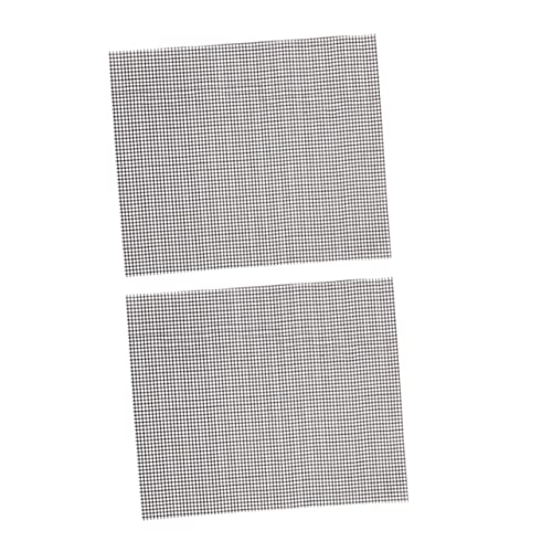 KESYOO 2Pcs Non Stick Grill Mesh Mats Cooking for Grilled Foods Portable and Cuttable for Outdoor Grilling and Camping