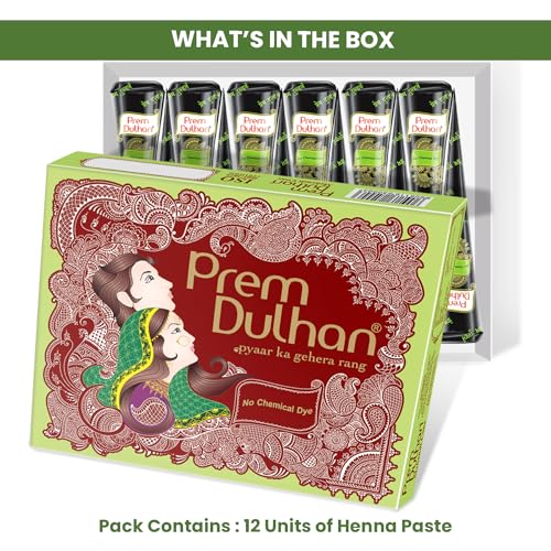 Prem Dulhan Henna Natural Color para Cabello 300g miniatura 2