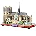 SNOWER Puzzle 3D LED Architecture Kit di Costruzione di Modelli per Adulti e Bambini, Souvenir di Costruzione di Carta e Decorazione, Parigi Gotica Notre Dame de Paris 149 Pezzi