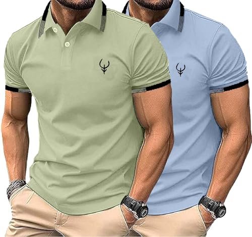 Lymio Polo T Shirt for Men || T Shirt for Man || Collar T Shirt S...