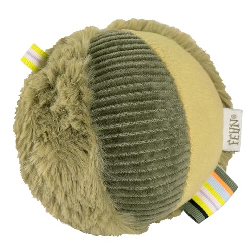 Fehn Rasselball Chamäleon – Greif-Spielball mit Materialmix &...