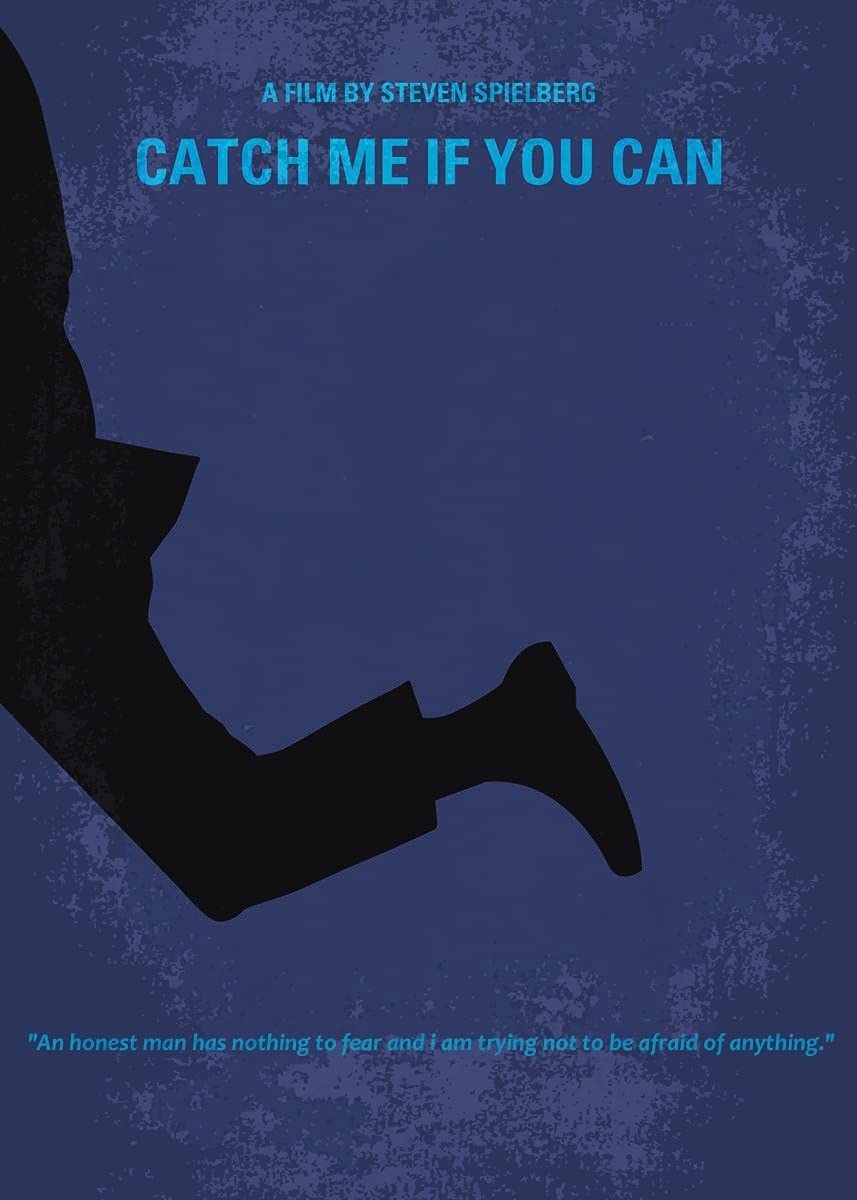 RAINFIRE CREATION! Catch Me If You Can Poster for Home Office and Student Room Wall (12x18 Inches) RCA-990