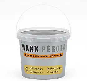 Efeito Cimento Queimado Perolizado 2Kg Massa Efeito Aveludado (Cinza Elefante)