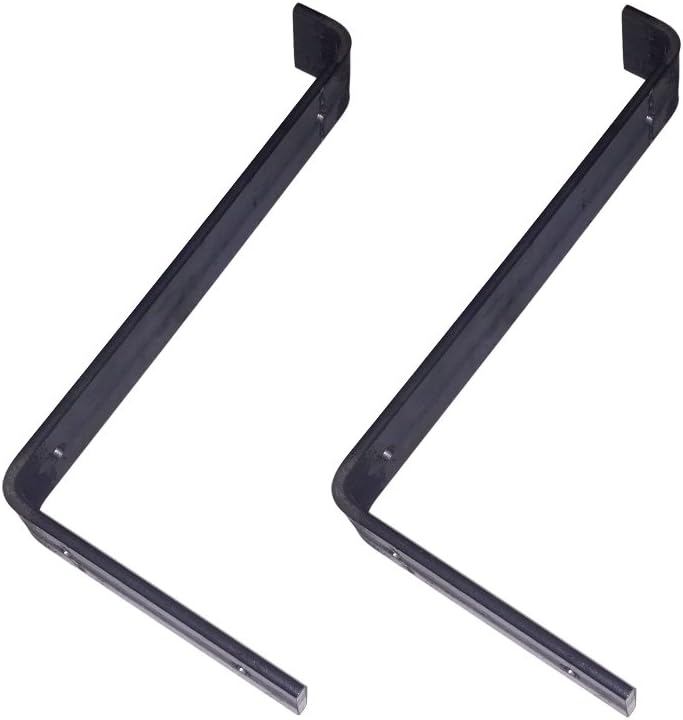 Iron Shelf Brackets (9.25"L x 5"H with 1"Lip)