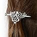 Viking Celtic Crown HairPins Clip- Viking Hair Accessories Celtic Knot Hair Barrettes Antique Silver Hair Sticks Irish Hair Decor for Long Hair Jewelry Braids Hair Clip With Stick (ID-C)