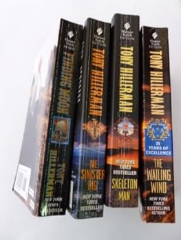 Paperback Tony Hillerman Set (4) - Finding Moon, Sinister Pig, Skeleton Man, The Wailing Wind Book