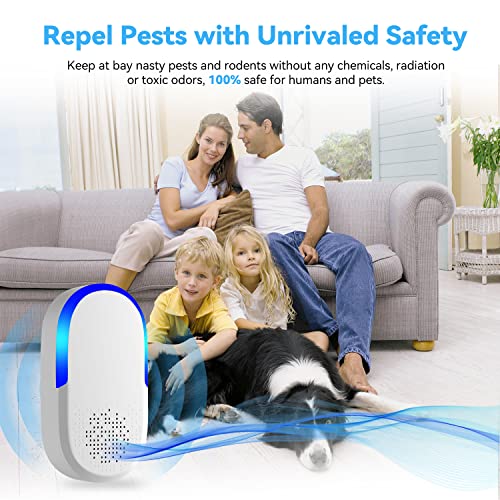 Ultrasonic Pest Repeller, Pest Repellent Plug In, Electronic Pest Repellent Control For Cockroaches, Bugs, Mice, Ants, Mosquitoes, Fleas, Fly, For Home, Warehouse, Kitchen 6 Pack #TOP2