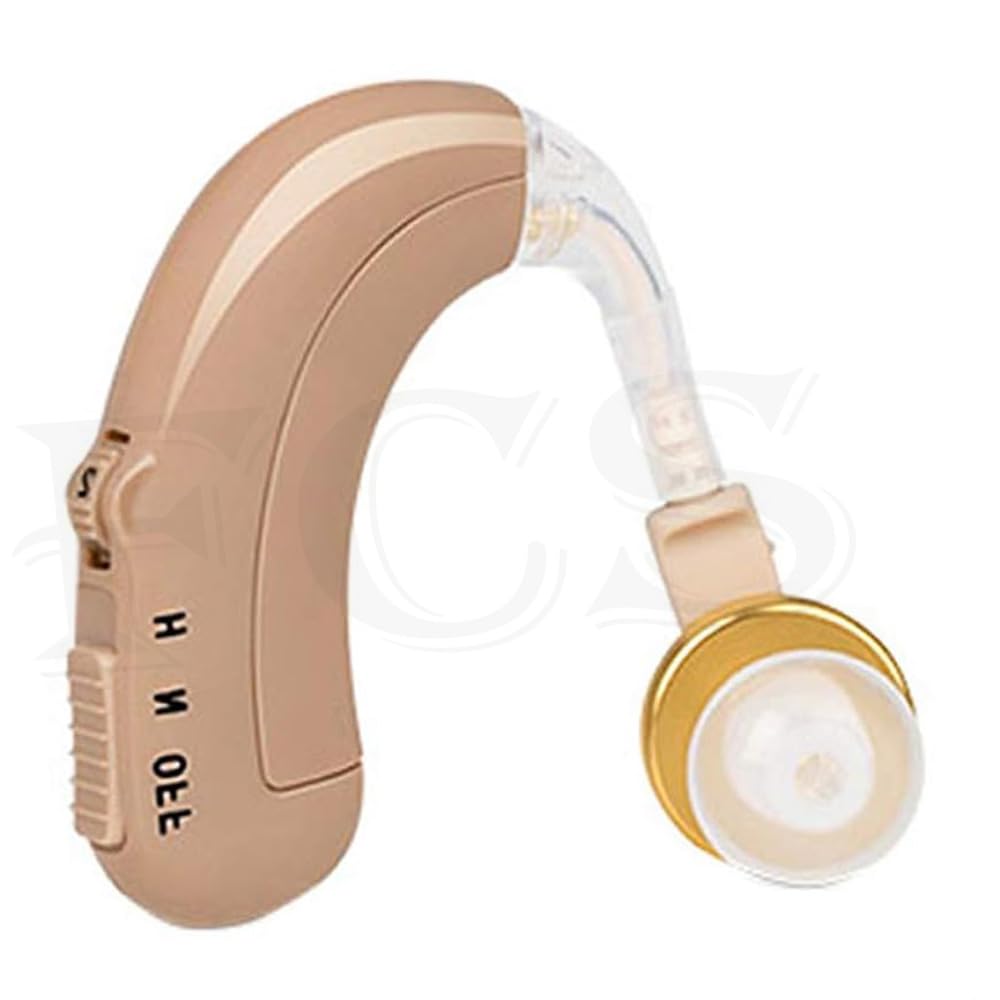 FCS BTE Hearing Aids, Hearing amplifiers for Seniors Rechargeable with Auto Noise Reduction, BTE Personal Sound Amplifier Devices for Seniors with Volume Control (C-109,BEIGE) (B0CRB95F6W) Amazon Price History, Amazon Price Tracker