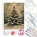 CSZPPQAF Tree Paint by Numbers for Adults Beginner, Paint by Number Kits on Canvas,Color by Numbers for Adults DIY Oil Painting for Home Wall Decor 12x16 inch
