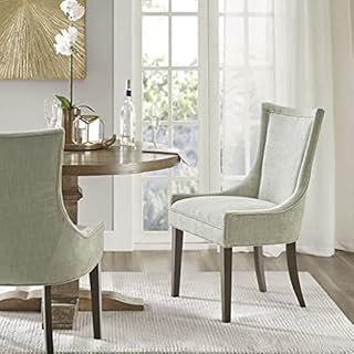 Madison Park Signature Ultra Dining Chair 2-piece Set, Light Green Team