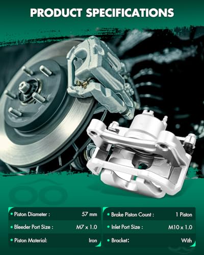 Image of SCITOO Front Passenger Disc Brake Caliper 19B6031 For Nissan For Maxima 2009-2014 2016-2023,For Nissan For Sentra 2009-2012,With Bracket 1PC
