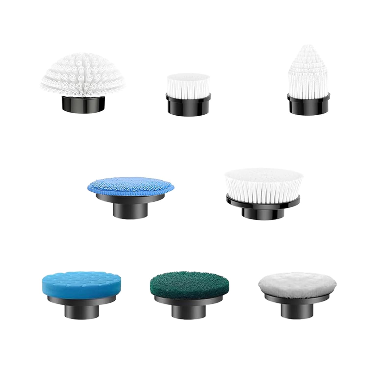 SINZUX 8 in 1 Electric Spin Scrubber Replaceable Brush Heads, Scrubber Not Included