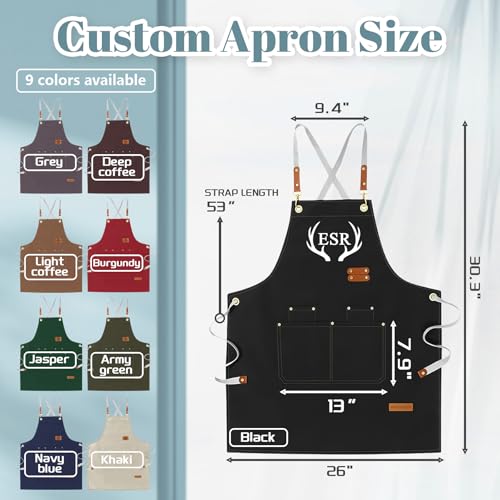 Personalized-Apron-Custom-Aprons-with-Name-Logo-Photo-Customized-Chef-Canvas-Cross-Back-Adjustable-for-Men-Women